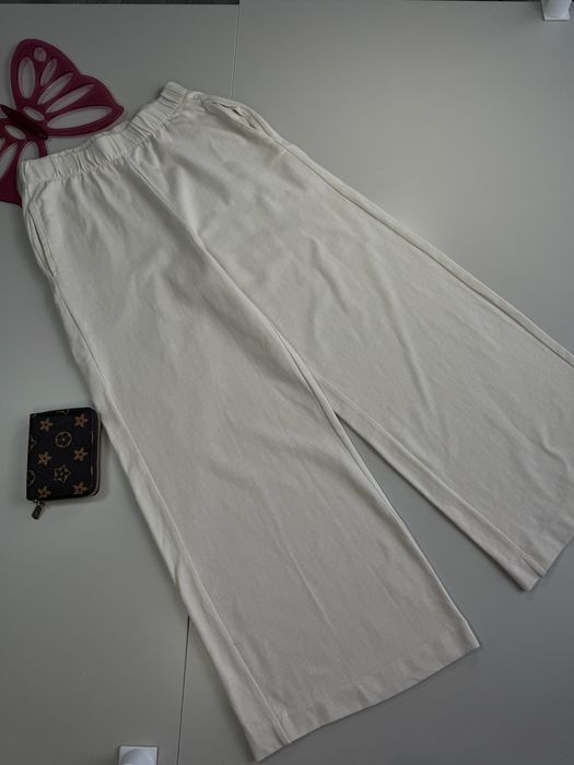 Штани палаццо zara та сорочка в клітинку zara