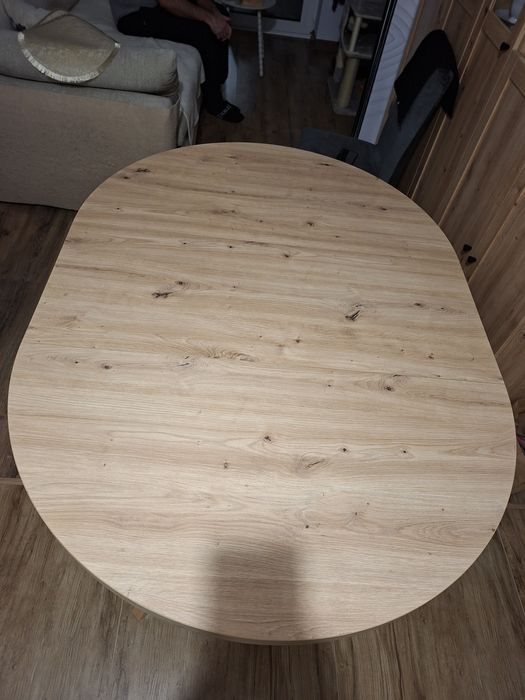 Stół rozkładany okragly