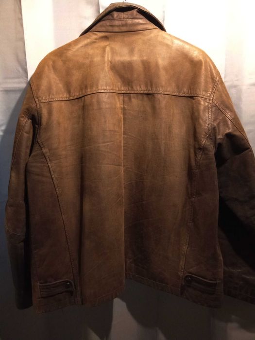 Blusão pele nubuck Zara XL
