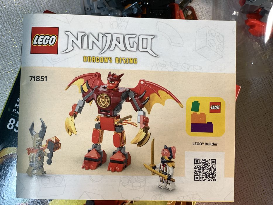 Lego 71850  71851 i  71849 Ninjago - spinnery i smok mech BEZ FIGUREK