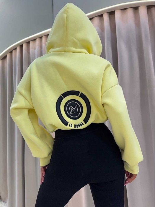 La monne bluza bella zip żółta