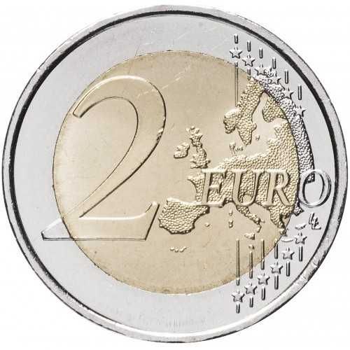 França 2 euro, 2015
30º Aniversário da Bandeira da União Europeia