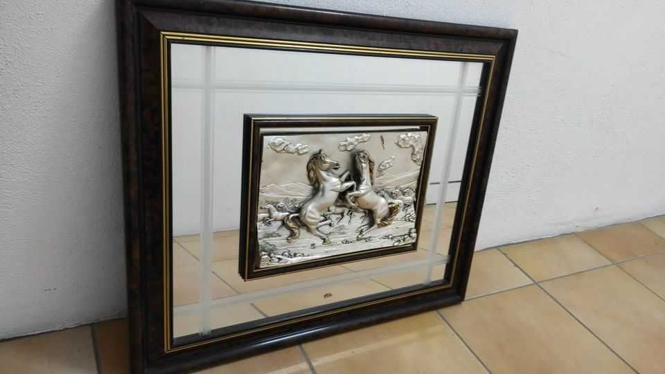 Vendo quadro espelhado com centro casquinha