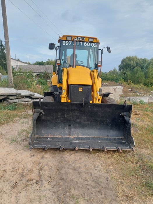 Послуги екскаватора jcb3cx  чистка снігу вивіз сміття щебінь пісок