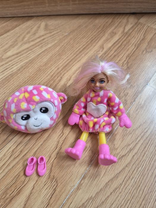 Лялька Барбі Челсі Barbie Cutie Reveal Chelsea Doll with Monkey Plush