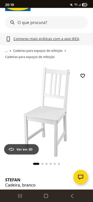 2 Cadeiras stefan ikea