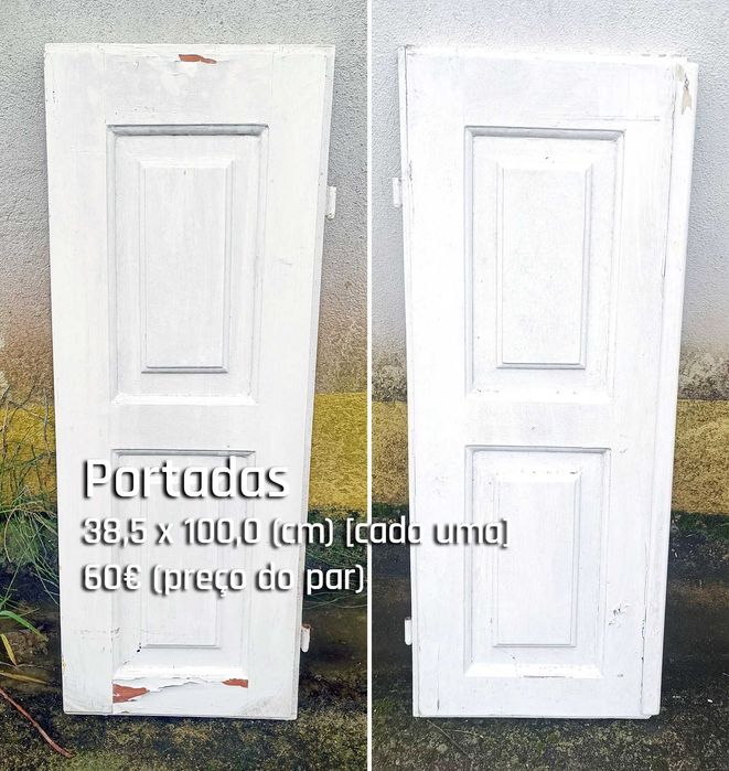 portas e janelas antigas de (verdadeira) madeira  | optimas para restauros de espaços vintage