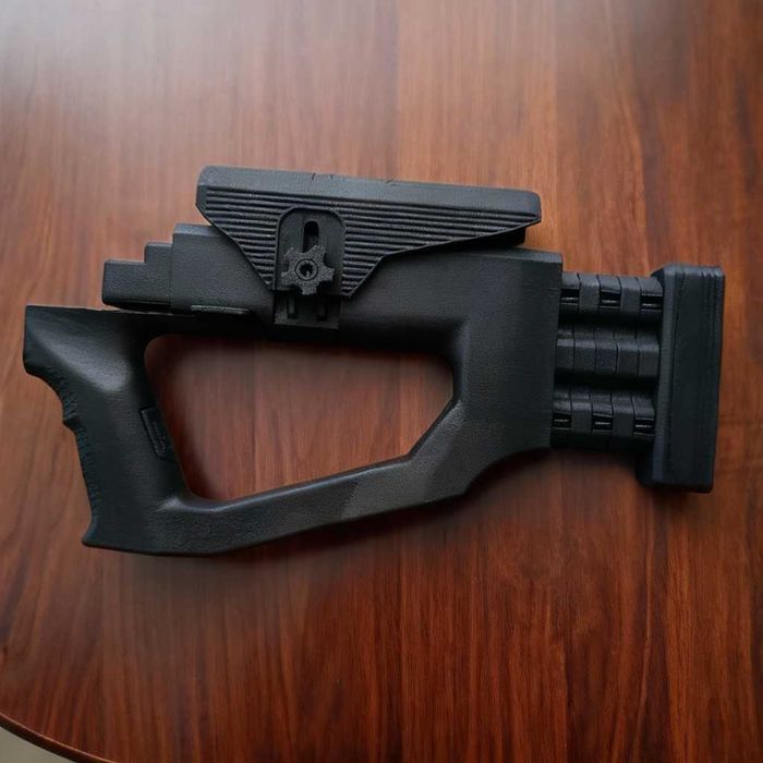 Приклад чорний для АК/РПК, від 210 до 265 мм новий,не використовувався