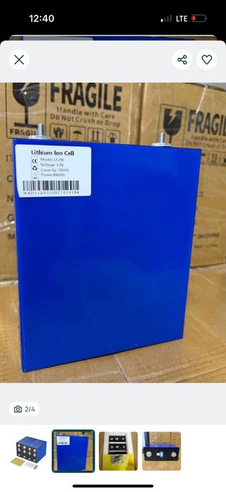 Акумулятори нові Evo 280ah Lifepo4