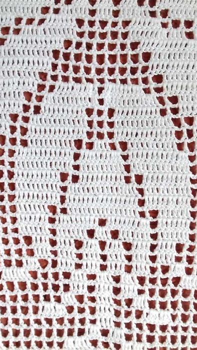 Велика овальна серветка гачком