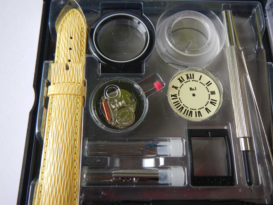 Relógio tipo swatch para montar. Já só há 8 modelos  8 modelos.