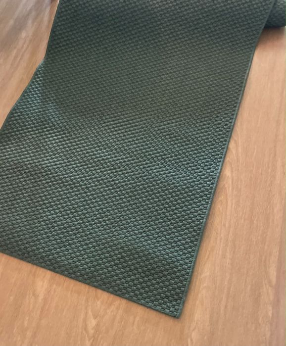 MORUM Tapete int/exterior, verde escuro, 80×200 cm