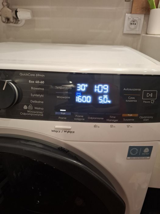 Pralko-suszarka Electrolux EW7W4697P – na gwarancji, w pełni sprawna