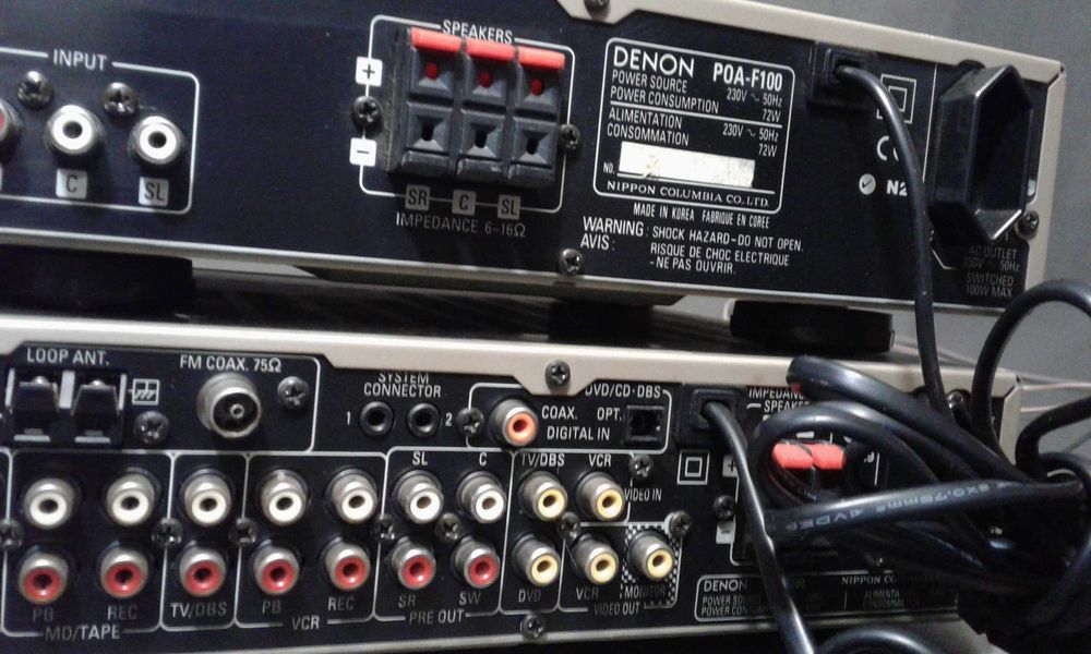 DENON POA-F100,DENON AVR-F100,zestaw stereo
