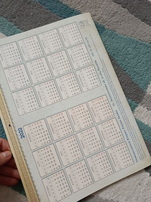 2022 Kalendarz 365 dni z Maryją nowy