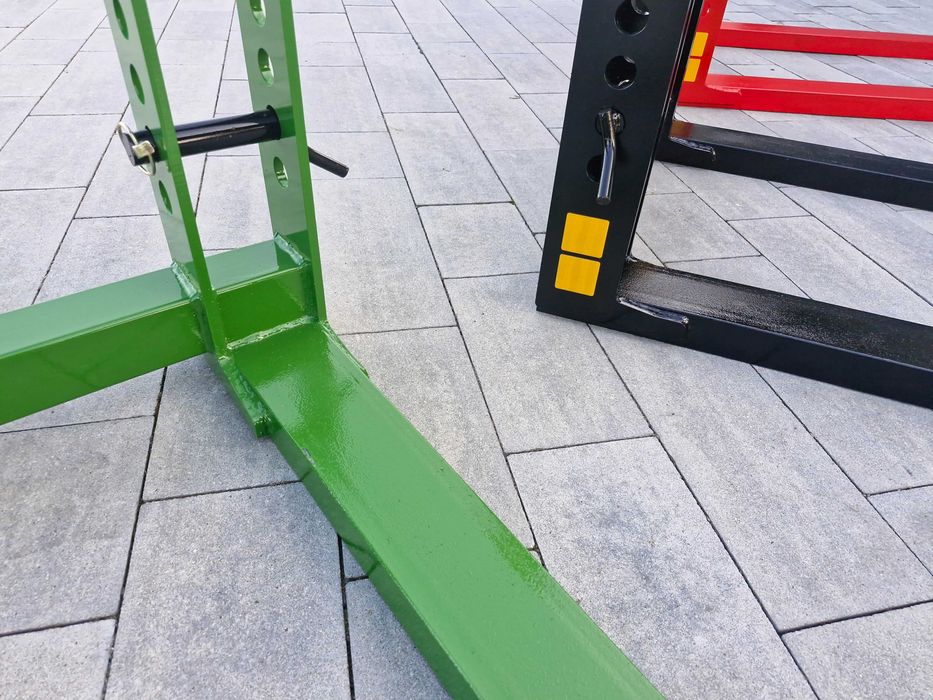 paleciak na tył ciągnika, widły do palet, 4 uchwyty mocujące, nowość