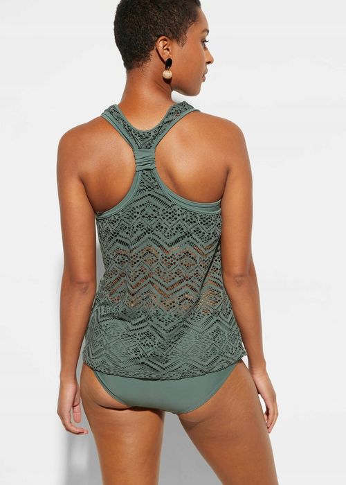 B.P.C tankini oliwkowe ażurowe ^48