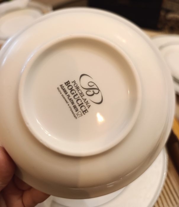 Zestaw zastawa bogucice nowa piękna