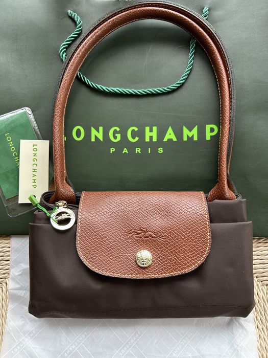 Longchamp torebka brązowa M