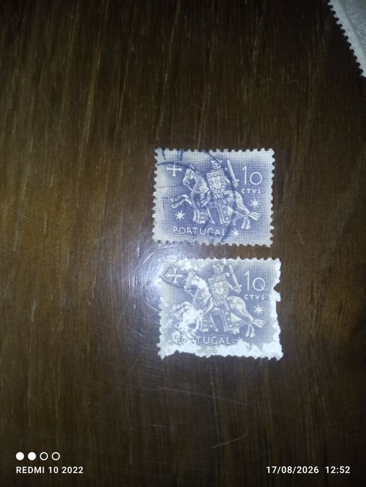 Selo de 1953 de 10 CTVS
