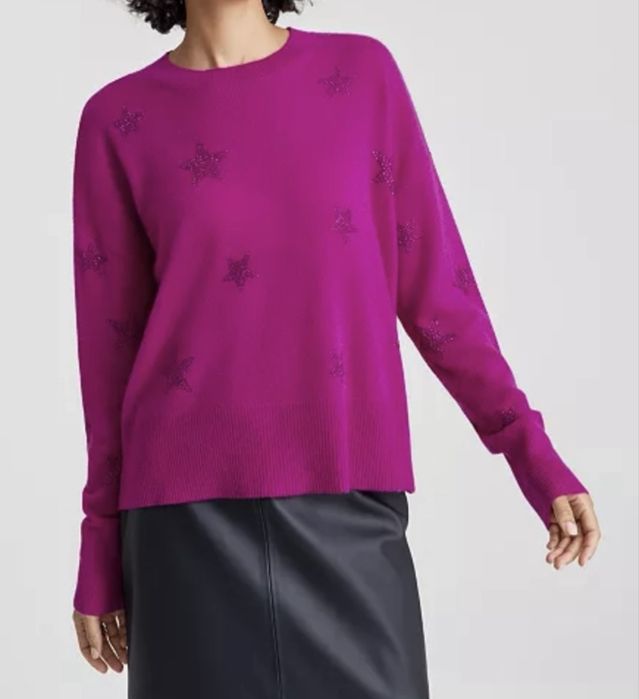 Sweter z kaszmiru | 100% kaszmir dwuwarstwowy 2-ply Charter Club S