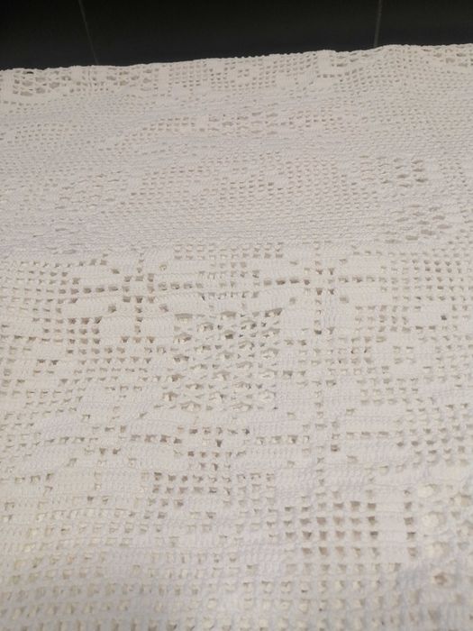 Colcha renda feita mao