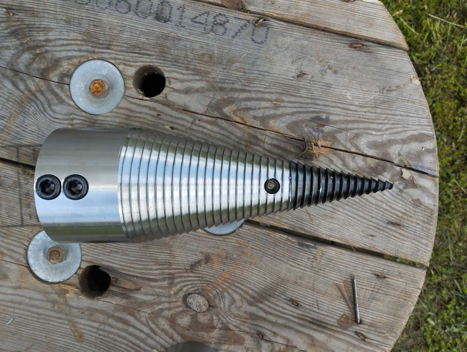 Świder do drewna / stożek do łuparki 80mm z wymienną końcówką