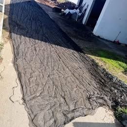 Toldo malha coberta para obras carregas ...