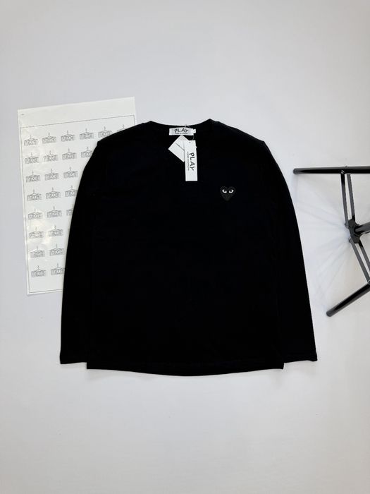 CDG Play Longsleeve / comme des garcons / лонгслів кофта кдг плей / ком де гарсон кофта лонгслив лонг футболка з довгим рукавом