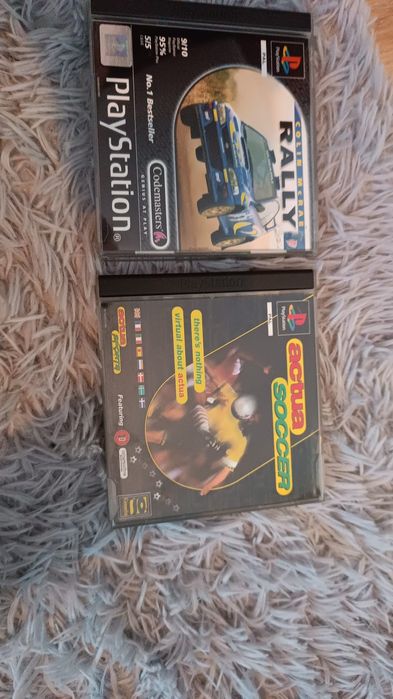 2 Jogos PlayStation PS1 –  Colin McRae Rally, Actua Soccer