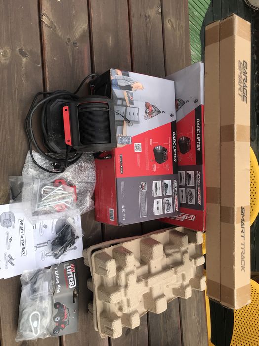 Smart home wyciągarka do garażu hardtop rowery magazyn