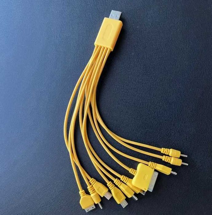 Cabo carregador Multifuncional 10 em 1::Novo