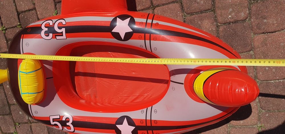 Dmuchany ponton dziecięcy samolot