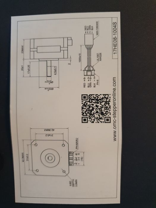 Motor de passo / stepper motor e controlador