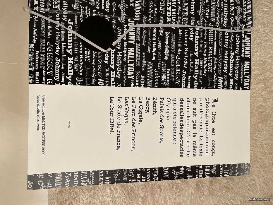 Johnny Hallyday Acesso Limitado Platinium Livro N°019