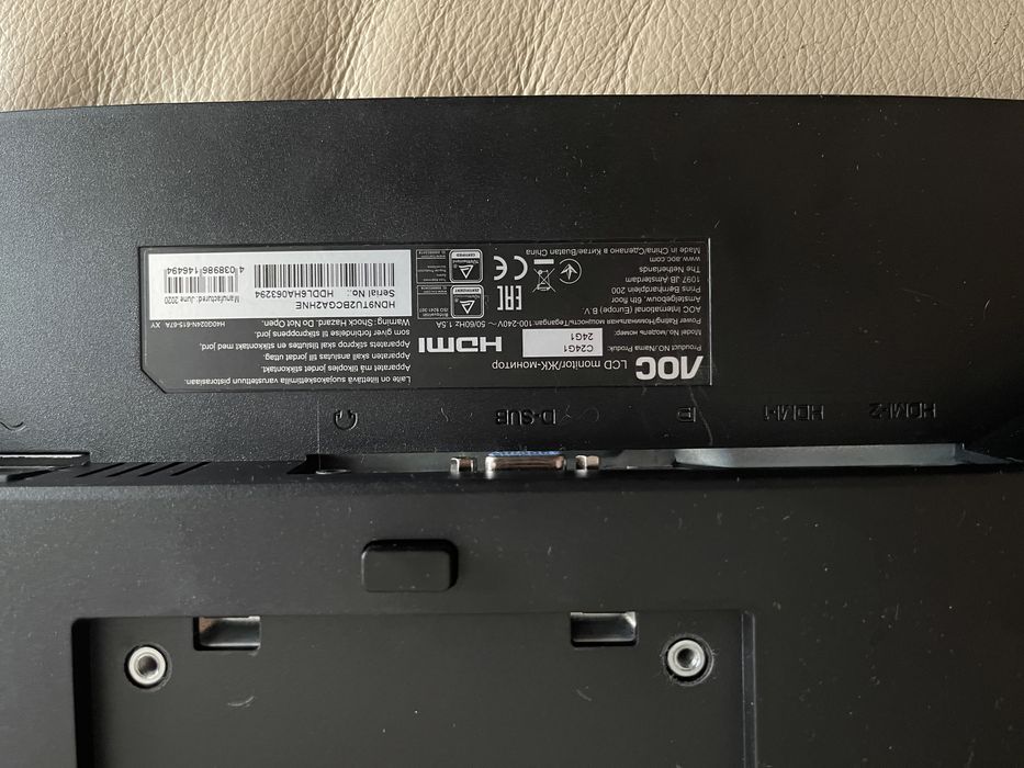 Монитор 23,6" AOC C24G1/01 БИТЫЙ ЭКРАН