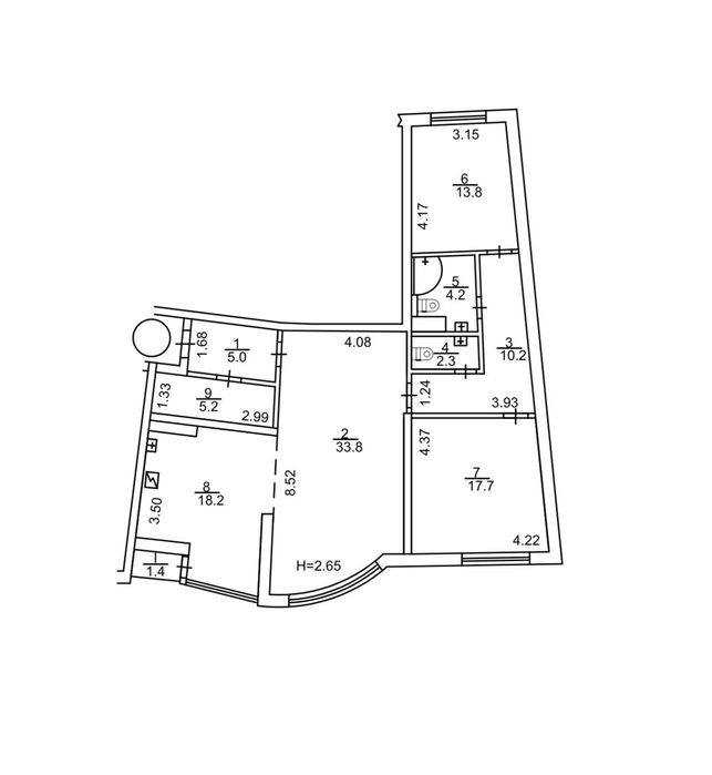 3-комнатная квартира по адресу наб. Днепровская (площадь 120 м²) - Atlanta.ua - фото 18