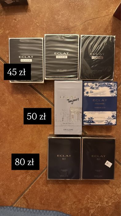 Perfumy meskie Oriflame Eclat Ceny za sztuke!