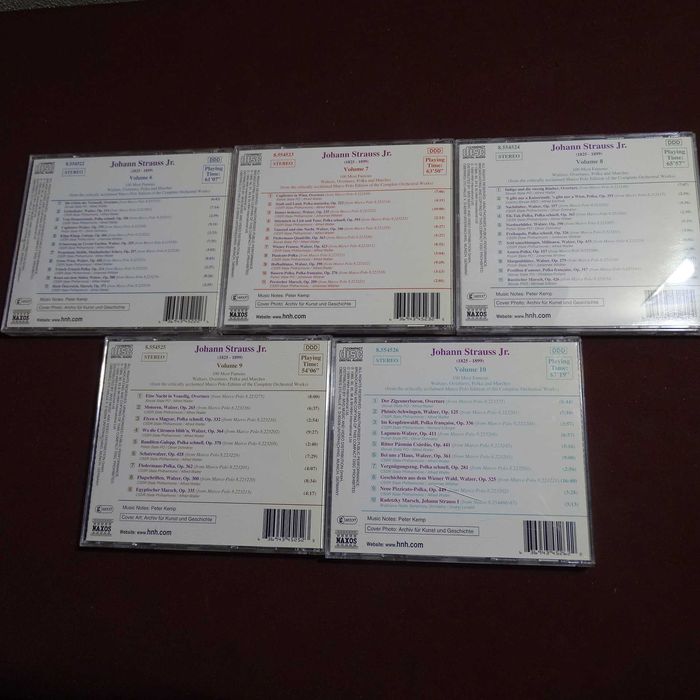 Johann Strauss Jr.-Colecção de 10 CDs