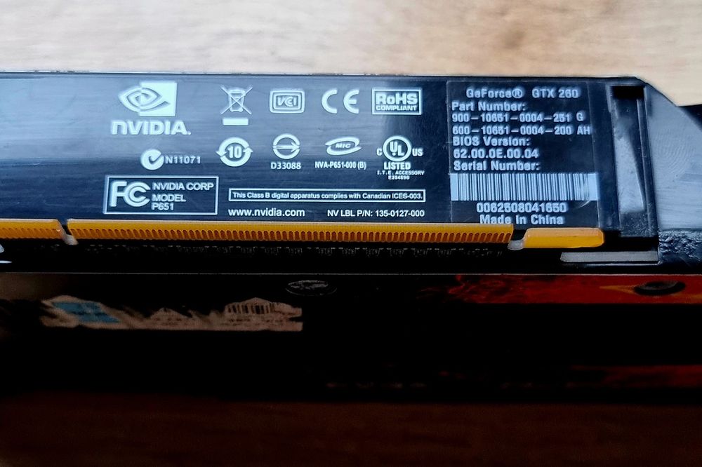 karta graficzna gtx 260