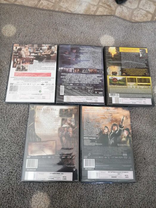 Vários filmes em DVD