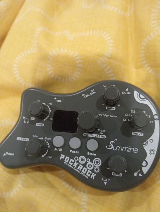 Mini processador de efeitos guitarra e baixo