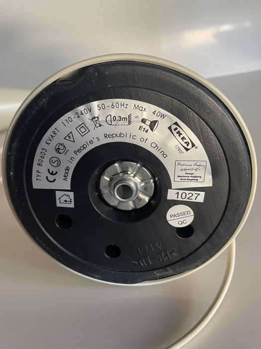 Candeeiro de mesa Ikea