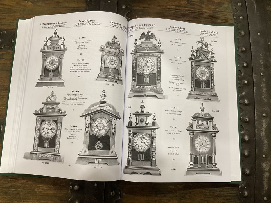 F.M.S. F.Mauthe- katalog zegarów- 1912r- 140 stron