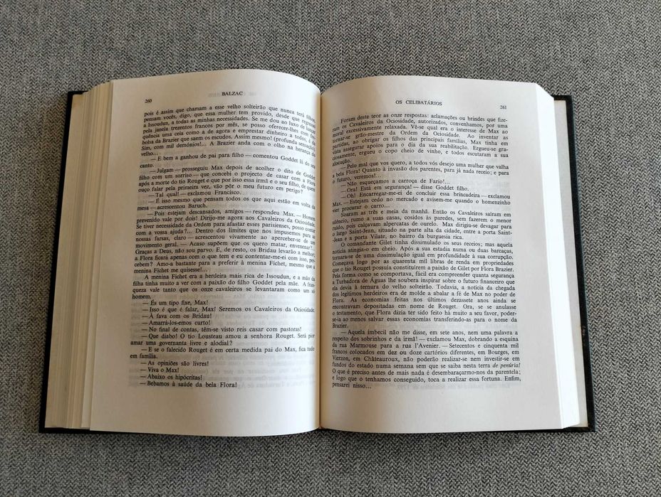 Livro "Os celibatários" de Honoré de Balzac