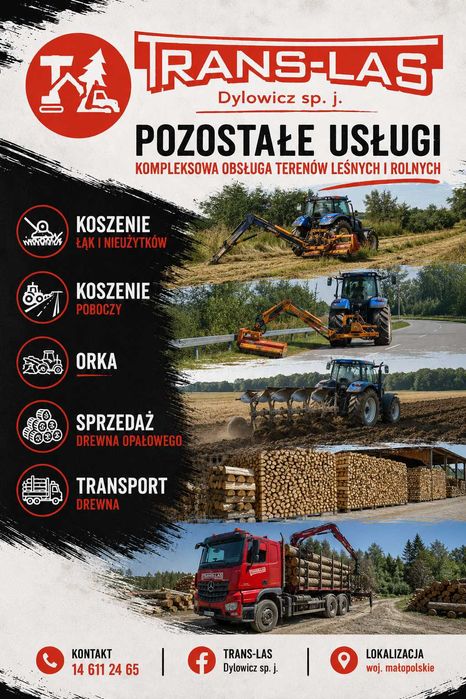transport drewna z HDS