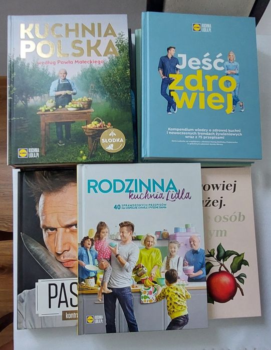 Książki kucharskie z Lidla