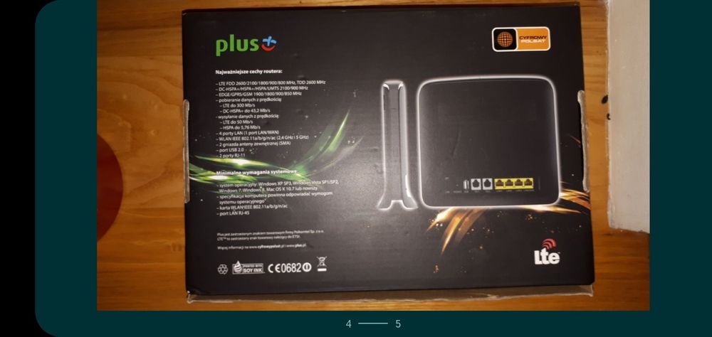 Routet LTE Huawei E5186