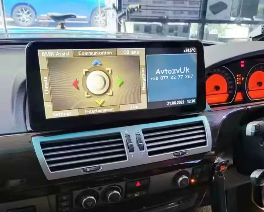 Дисплей BMW 3 5 7 Z4 e60 e65 e61 e62 e63 е60 е64 e90 e66 e89 Android 15