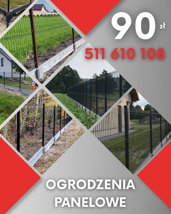 OGRODZENIA PANELOWE 1,8m wys. / 80zł mb !! / Sprzedaz- Montaz  /